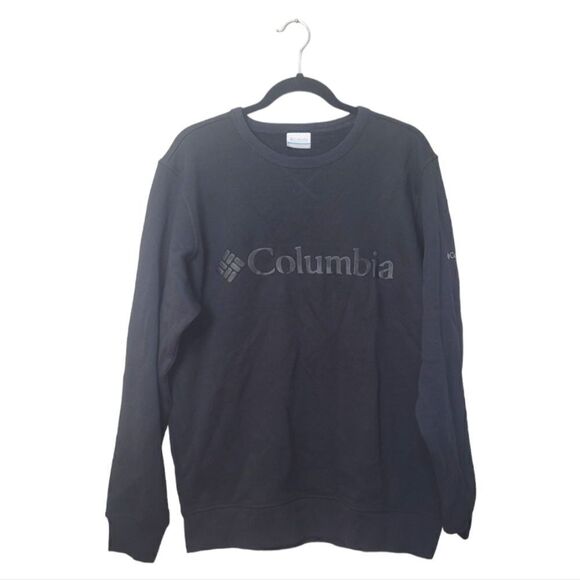 Columbia Black Logo Pullover Sweatshirt - Picture 1 of 4